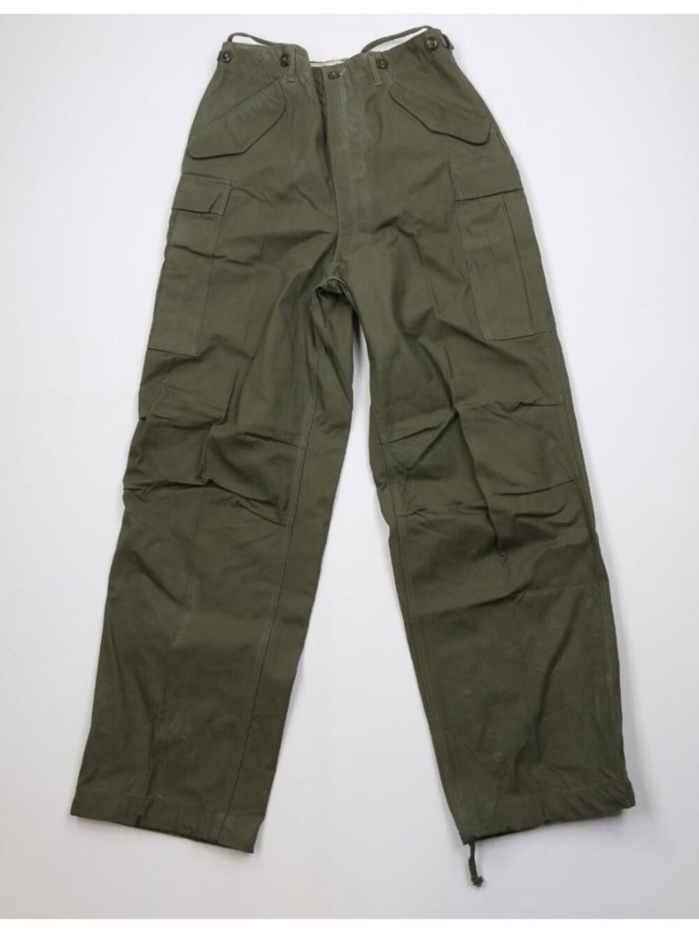 Vtg 50s Korean War Mens Small Long M1951 Field Shell Trousers Cargo Pants USA